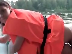 The Fuckbrothers Fuck Teen Hot Babe In Boat