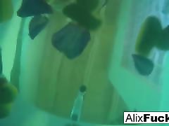 सेक्सी alix लिंक्स के साथ बंद बरस