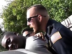 Gay black cop fucks white boy Serial Tagger gets caught
