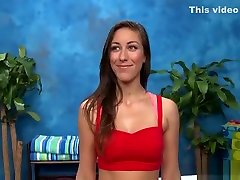 Girl Widens Legs Wide And Begins Pushing Dildo In Her Cunt