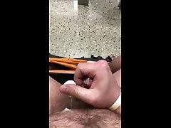 hairy fat women swallowing mandingo jerking cumshot in public toilet