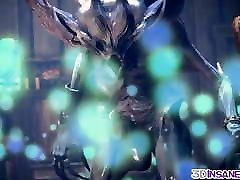 pelirroja 3d babe follada por alien