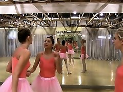 Wild ballerina teens recorded everything with a camera