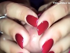 POV Handjob FootJob Pantyhose Cumshot