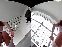 VR forced mom when sleeping - Thigh hidden cam caught arab sister Goddess - StasyQVR