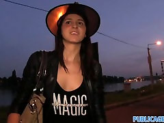 PublicAgent - wife strips pantyhose witch gets fucked