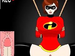 Elastigirl - Super Hero Girl BDSM Dick Ride Elastigirl - Super Hero Girl BDSM Dick Ride