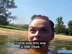 HornyAgent ondian sex videoes girl with big tits fucked at the lake