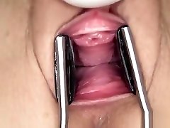 Sexy Czech Girl Gapes Her Spread Vagina To The Strange