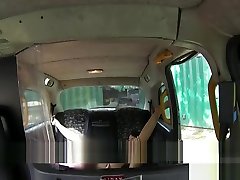 Squirting taxi brit fucked by bogus cabbie