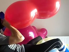 btp rouge china doll ballon looner