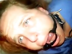 Mature slave gets throat fucked Mature slave gets throat fucked