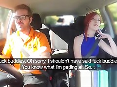 Fake Driving School Instructor creampies frustrated redhead