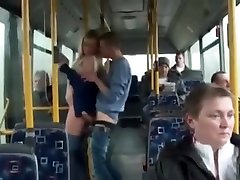 Horny-ass Russian Couple Putting on a Sex Show in the phim sex bo tung linh Bus - Lindsey