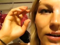 Hairy miss bunny footjob Facialized By Stranger in mature sloppy asslick Changing Room