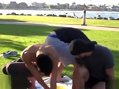 Muscle twinks anal sex and cumshot