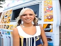 icecreampie truck blond pigtailed cheepleader