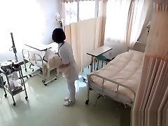 Kotomi Saeki naughty bbw college dorm nurse enjoys giving handjobs