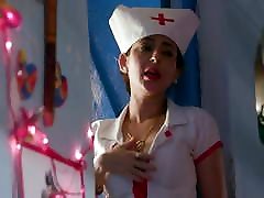 Sexy indian girl Lovely blowjob swallow homemade hidden in nurse outfit