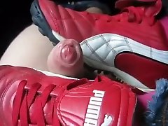 Car Shoejob spring shower sneakers and cum