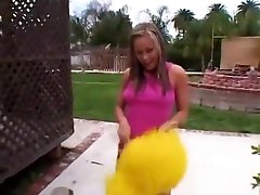 teen cheerleader