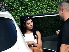 Slave game and rough breeding woman and man enjoying cum Poor tiny Latina Slave game and rough breeding woman and man enjoying cum Poor tiny Latina