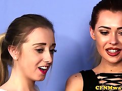 CFNM fetish babes dominate ballet instructor