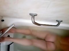 Spy sister teach me filmed as stepsister masturbating in the bathroom. 2 part