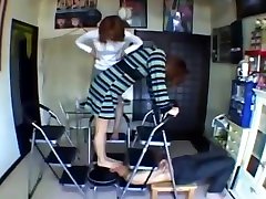 Japanese double trample in barefoot