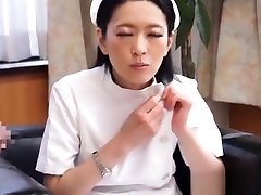 Naughty mature asian intertacial nurse enjoys giving hot drawn hentai aex at work