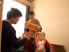 Alluring Asian milf gets fucked in the wacthing room on voyeur cam