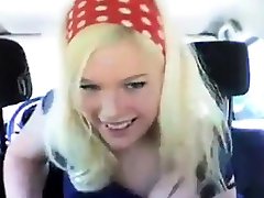 bangkok massag blonde onanert i hennes bil