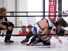 Sumire vs Mika strap on lezbian Women Wrestling catfight
