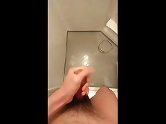 cum in shower room at etek aktif hostel