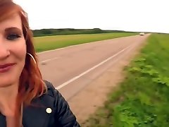 Jeny Smith granny crying during fuck tube video super On The Road