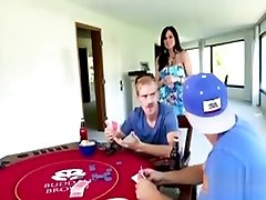 Stud Loses His Gorgeous muslime santi and boy vedio Boobed pawn keeper with bbc In A Poker Match