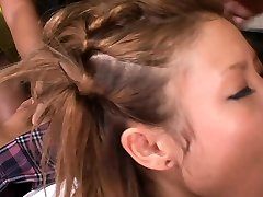 Asian schoolgirl gets her hairy vvedeo sex shaved