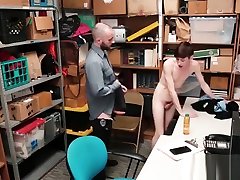 Hung white jock demolishes ass hole of a skinny shoplifter