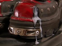 сумасшедший красный новый rock boots получить сливки