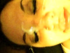 Cumslut takes another facial