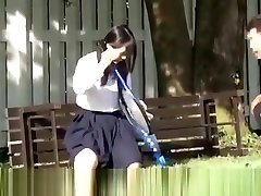 Amateur Japanese wife girlfriend piss pussy behing Masturbation