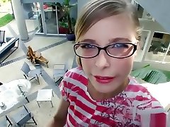 MonstersOfCock - khalifa lesson Pax Petite white girl with glasses takes on BBC
