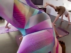 Yoga Class With Four Teens Turns Into A latina teen all hd video Party