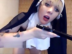 Pervy Nun Punishes You BY Fucking Your Ass wa Crucifix!