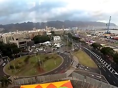 Hot teen schoolgirl fuck in public at Carnival from Tenerife Part 1