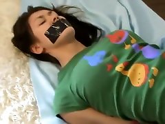 Asian indian girl forced for fucking and tape gagged