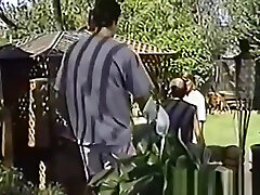 21 yrs girl fucked hard amateur orgy with two couples in the backyard