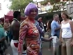 wife masturbate front friend Nudity In A Public Crowd