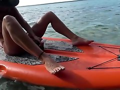 HOT WIFE MASTURBATES ON stamina cure com japanese BOARD FLOATING ON LAKE