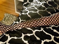 Young girlfriend catche with a gagball whip her ass and touch her pussy